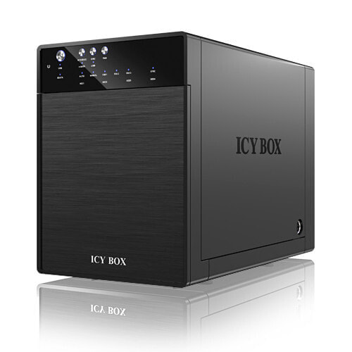 ICY BOX IB-3640SU3, HDD, Serial ATA, 3.5", USB 3.2 Gen 1 (3.1 Gen 1) Type-B, 5 Gbit/s, Black