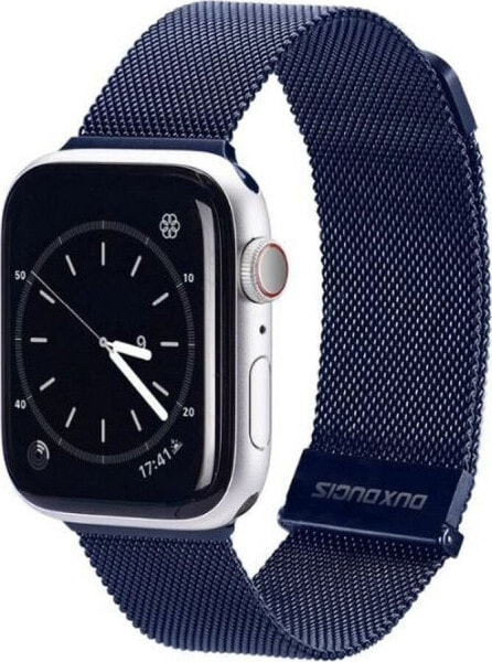 Dux Ducis DUX DUCIS pasek MILANESE magnetyczny ze stali nierdzewnej do Apple Watch 42 / 44 / 45 mm niebieski