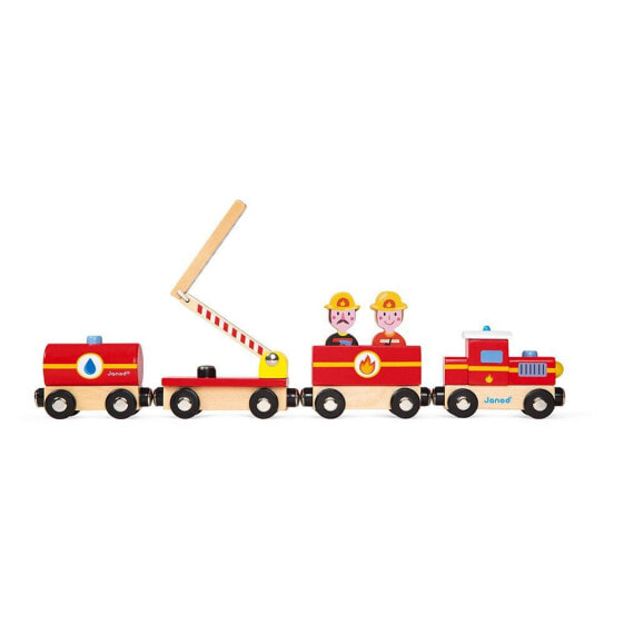 Игрушечный транспорт Janod Поезд Пожарных Story Firefighters