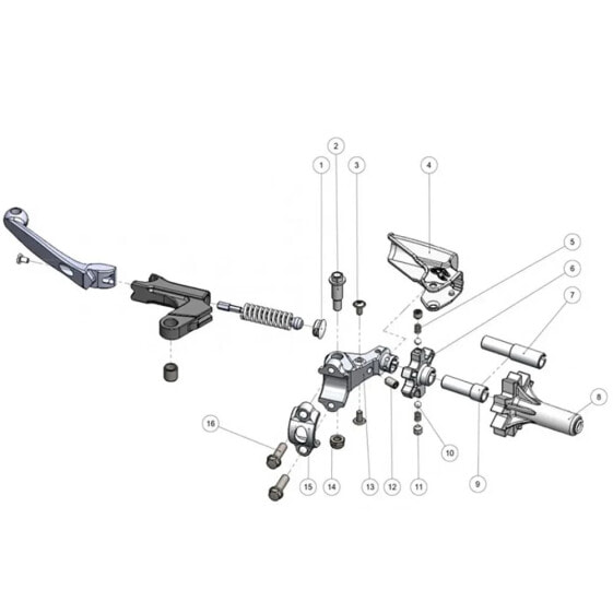 RENTHAL Intellilever 871158 LV-129 Clutch Lever Tensioning Kit