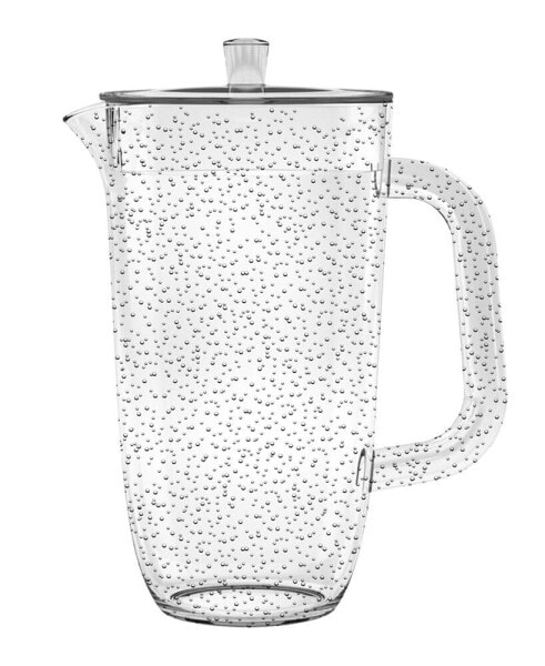 Bubble Pitcher with Lid, Clear, 100 oz., Premium Plastic