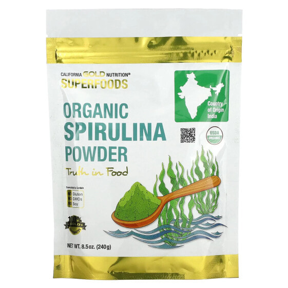 Superfoods, Organic Spirulina Powder, 8.5 oz (240 g)