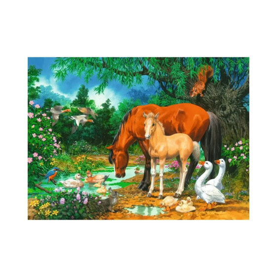 Puzzle Idylle am Teich 100 Teile