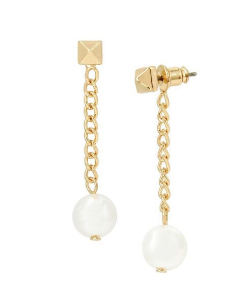 Imitation Pearl Chain Ear Jacket