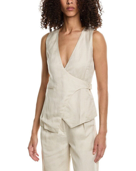 Nicholas Quin Linen-Blend Vest Women's