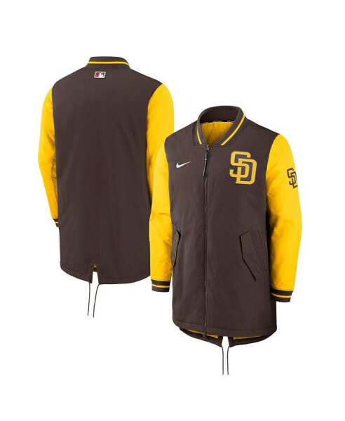 Men's Brown San Diego Padres City Connect Dugout Full-Zip Jacket