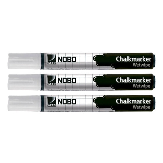 NOBO Liquid Chalk Marker 3 Units