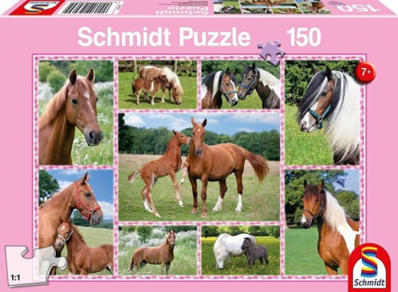 Schmidt Spiele Puzzle 150 Konie G3