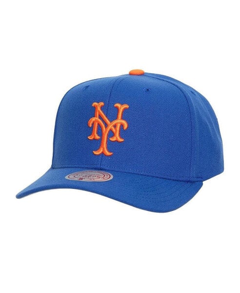 Mitchell Ness Men's Royal New York Mets Team Pro Snapback Hat