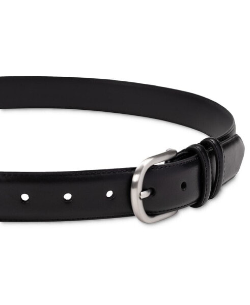 Men's Feather-Edge Double Loop Dress Belt, Created for Macy's