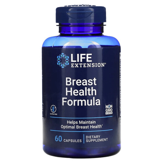 Формула для здоровья груди, Life Extension, 60 капсул