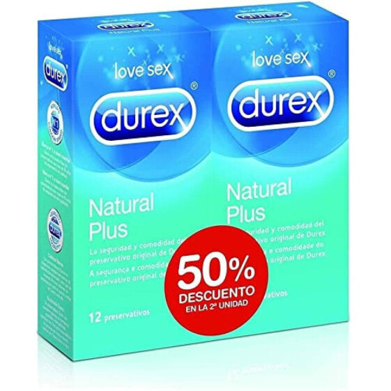 Презервативы Durex Natural Plus 24 штук