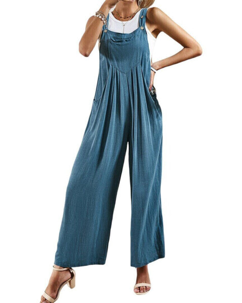 Deli.S Linen-Blend Jumpsuit Women's 8