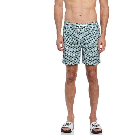 ORIGINAL PENGUIN Recycled Polyester Aop Geo Wave swim boxer