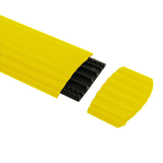 Adam Hall End Ramp yellow for 85160 Cable Crossover 4-channels - Cable floor protection - Yellow - Polyurethane - -30 - 60 °C - 0.09 m - 129 x 20 x 90 mm