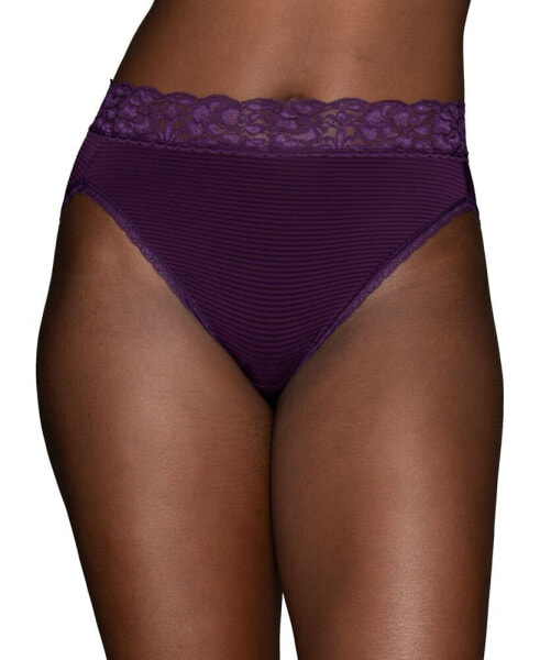 Women's Flattering Lace Hi-Cut Panty Underwear 13280, extended sizes available