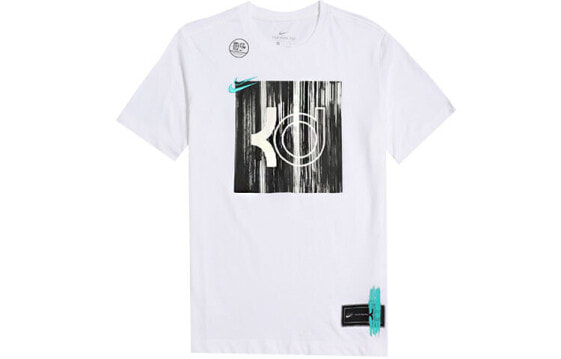 Nike Dri-FIT KD Logo 致敬Kevin Durant 印花短袖T恤 男款 白色 / Футболка Nike Dri-FIT KD Logo Kevin Durant T CD1279-100