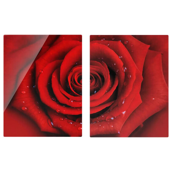 Панель защитная Bilderwelten Rose mit Wassertropfen