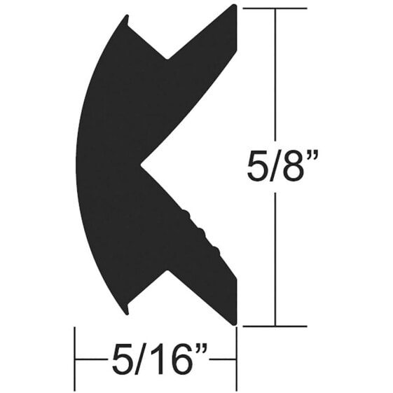 TACO METALS Vinyl Insert 236-V120342BKA501 50´