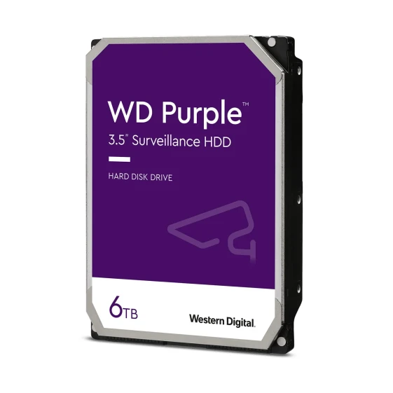 Жесткий диск HDD  Western Digital Purple Surveillance 3.5" 6000 GB SATA WD62PURZ