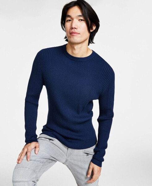 Men's Ribbed-Knit Sweater, Created for Macy's