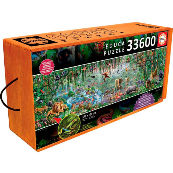 EDUCA BORRAS 33600 Pieces Vida Salvaje Wooden Puzzle