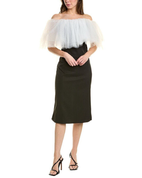 Платье из тюля Beulah "Коктейльное" черное размер S