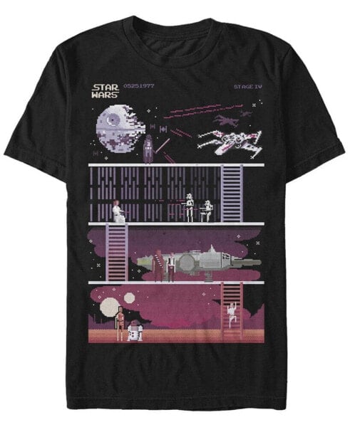 Men's A New Hope 8 Bit Short Sleeve Crew T-shirt