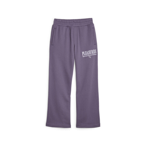 Puma Pleasures X Sweatpants Mens Purple Casual Athletic Bottoms 62088274