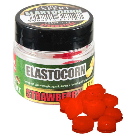CARP EXPERT Elastocorn Soft Normal Strawberry Artificial Corn