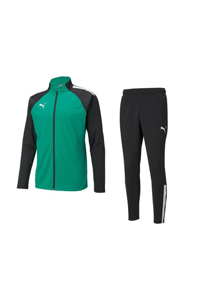 Спортивный костюм PUMA Teamliga Training 657234 Зелено-черный