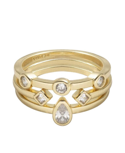 Louise Piece Stackable Ring Set