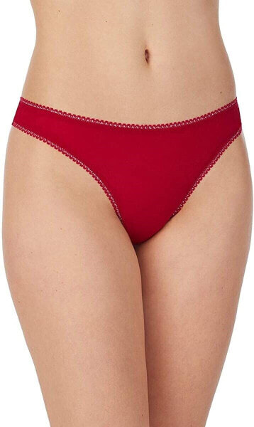 OnGossamer Women's 245537 Red Mesh Low-Rise Thong Panty Underwear Size L