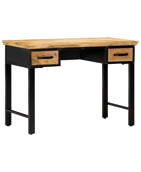 Writing Table 43.3"x19.6"x29.9" Solid Mango Wood