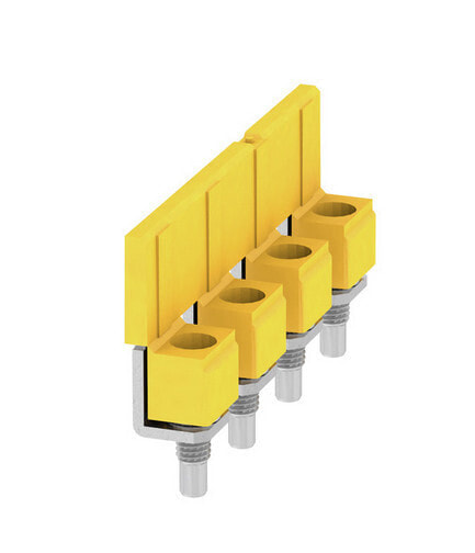 Weidmüller WQV 16N/4 - Cross-connector - 50 pc(s) - Polyamide - Yellow - -50 - 100 °C - V2