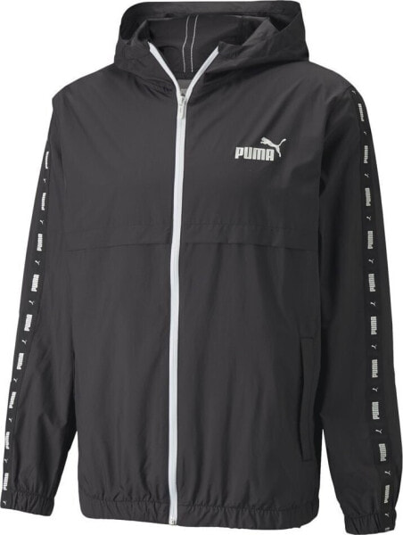 Kurtka męska Puma ESS+TAPE Windbreaker czarna r. XL