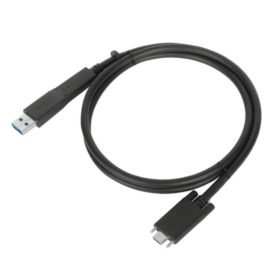 Targus ACC1133GLX - 1 m - USB C - USB C - USB 3.2 Gen 1 (3.1 Gen 1) - Black