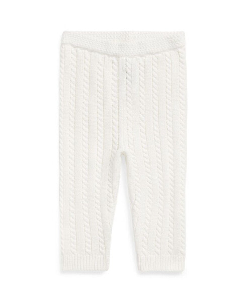 Baby Boys or Girls Cotton Cable Knit Sweater Pants