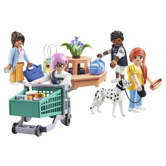 PLAYMOBIL My Figures: Shopping Construction Game