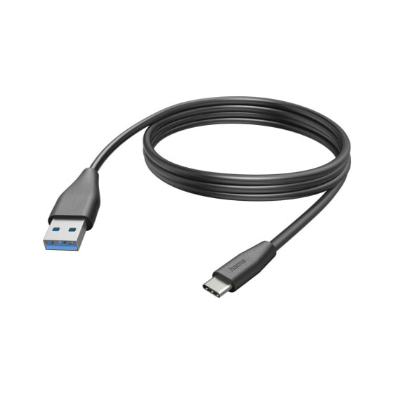 Hama 00201597 - 3 m - USB C - USB A - USB 2.0 - 480 Mbit/s - Black