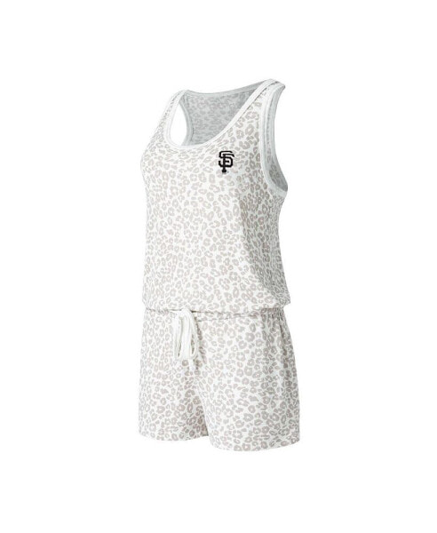 Women's Cream San Francisco Giants Montana Hacci Knit Romper