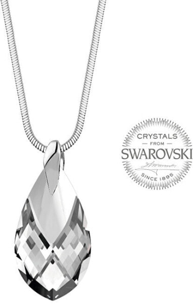 Women´s Necklace with Pear Metcap Crystal