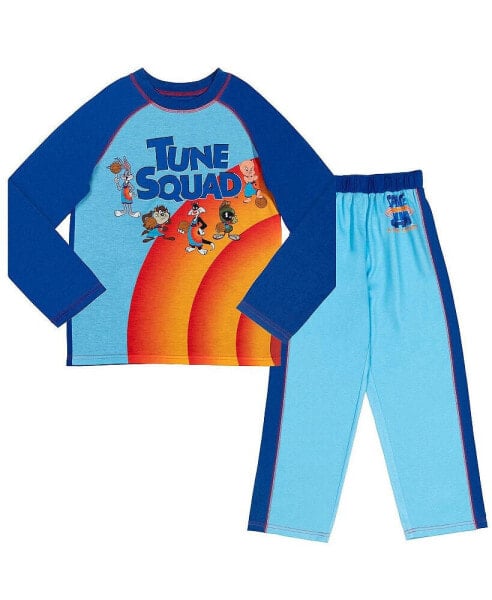 Little Boys Looney Tunes Pullover Pajama Shirt and Pants Sleep Set to