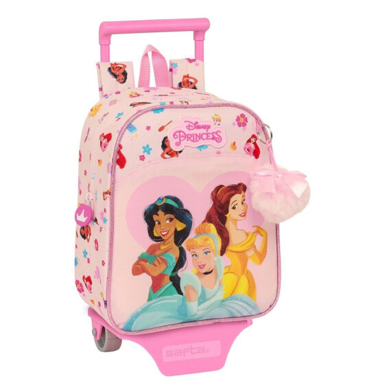 Рюкзак походный safta Mini с колесиками Disney Princesas Summer Adventures