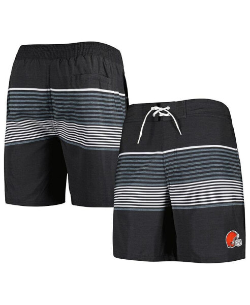 Плавки G-III Sports by Carl Banks мужские Черные пляжные шорты Cleveland Browns Coastline