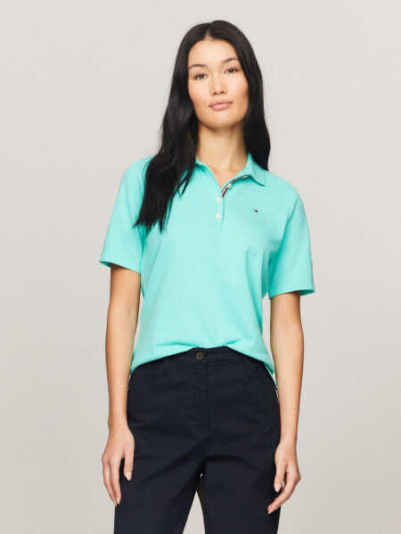 Solid Stretch Cotton Polo