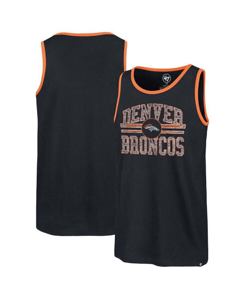 Men's Navy Denver Broncos Winger Franklin Tank Top