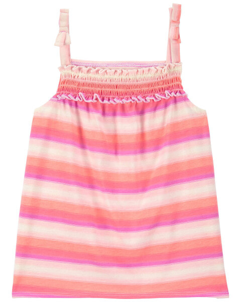 Toddler Textured Smocked Tank 4T