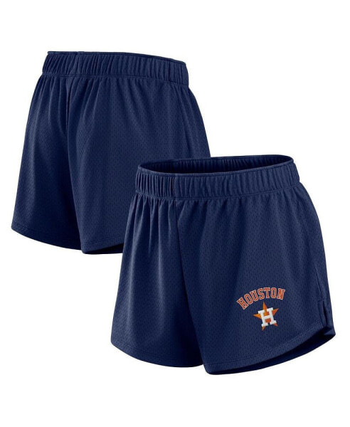 Women's Navy Houston Astros Mesh Shorts