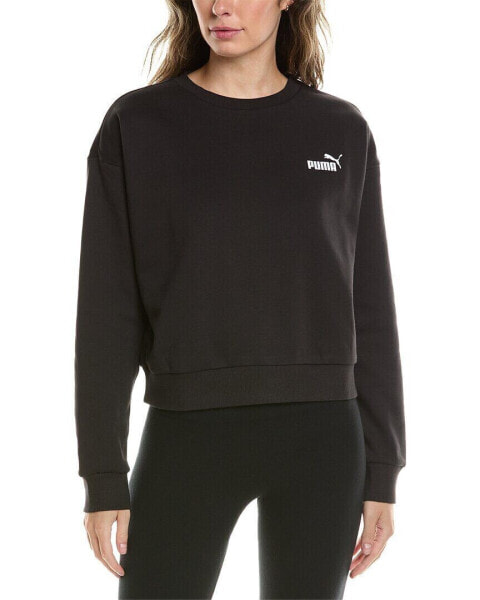 Puma Relaxed Logo Fleece Pullover Women's